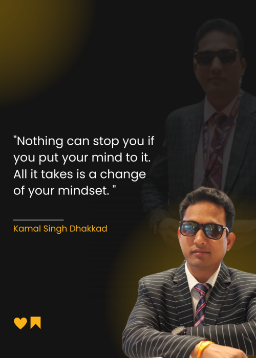 Blue and Black Quote Design Instagram Post